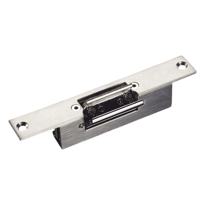 ACCESSPRO - Contrachapa Electromagnética para Puerta de Vidrio / Fail Safe / 500 kg / 12-24 VCC / Vidrio 12-15 mm / 6.3 x 1 x 1.2 in