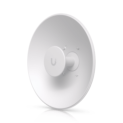 UBIQUITI - UISP Dish Mini – Antena Direccional Tipo Plato de 26 dBi de Ganancia, Banda de Frecuencia de 5150 a 6875 MHz