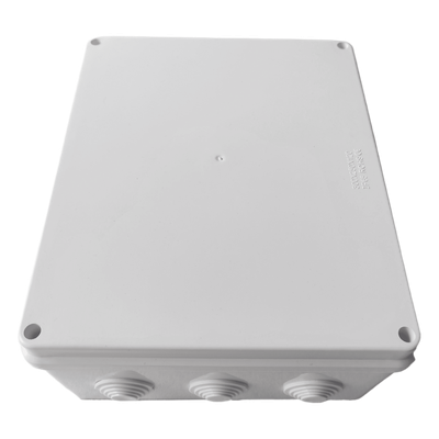 LINKEDPRO - Caja de Derivación para Exterior / IP65 / IK07 / 12 Entradas / 300 x 250 x 120 mm (11.8 x 9.8 x 4.7 in) / ABS Industrial