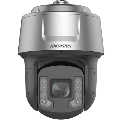 HIKVISION - Domo PTZ IP 4 Megapixel  / 45X Zoom / 300 mts IR / AutoSeguimiento / WDR 120 dB / EIS / Deep Learning / Exterior IP66 / Rapid Focus / Hi-PoE  / Micro SD
