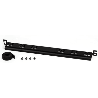 PANDUIT - Barra para Aliviar Tensión o Peso Atrás de Patch Panel, Para Administración de 72 Cables, Color Negro