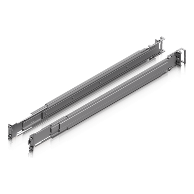UBIQUITI - Rieles Deslizantes para Rack / Ajustables 600-1066 mm (23.6-42 in) / Capacidad 70 kg (154 lb) / Instalación sin Herramientas / Acero SPCC / EIA-310