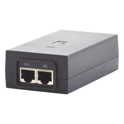 UBIQUITI - Adaptador PoE / 50 VDC / 1.2 A / Gigabit / 101 x 60 x 33 mm / 0.33 x 0.20 x 0.11 ft