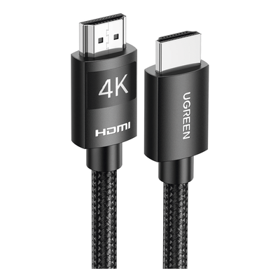 UGREEN - Cable HDMI 2.0 / Nylon Trenzado / 2 Metros (6.56 Pies) / 4K@60Hz / 18Gbps / ARC / Dolby Atmos / HDR / Blindaje 7 Capas / Aluminio Niquelado