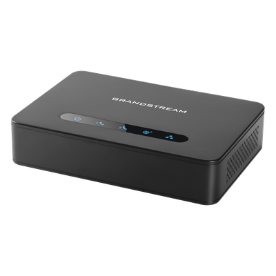 GRANDSTREAM - Adaptador de Teléfono Analógico / 1 Puerto FXS / 1 Puerto FXO / HD VoIP / Fax T.38 / Ultra Compacto