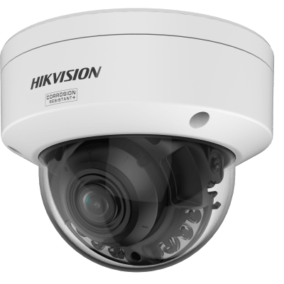 HIKVISION - [Dual Light + ColorVu 3.0 + HikAI] Domo IP 4 Megapixel / Lente Mot. 2.8 a 12 mm / 40 mts IR + Luz Blanca / Exterior IP67 / WDR 130 dB / ACUSENSE 3.0 / Metal / NEMA 4X / ACUSEARCH