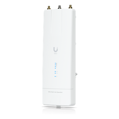 UBIQUITI - Radio Enlace Wi-Fi 7 / 5 GHz / Rendimiento 5 Gbps / Alcance 100 km (328 kft) / MLO hasta 20 km (65.6 kft) / PoE 10GbE / Análisis Espectral