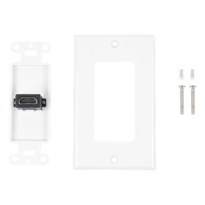 LINKEDPRO BY EPCOM - Placa de Pared / 1 Puerto HDMI Hembra-Hembra / Montaje Vertical / 70 x 115 mm / 2.75' x 4.52'