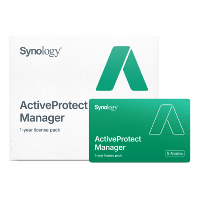 SYNOLOGY - Paquete de Licencias ActiveProtect Manager | Gestión Centralizada de Copias de Seguridad | Hasta 3 Servidores Incluidos | Licencia Basada en Términos | Renovación Anual.