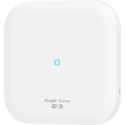 RUIJIE - Punto de Acceso Indoor / Wi-Fi 7 Tri-Radio / 9.335 Gbps / 6 Flujos Espaciales / 10G SFP+ Combo / PoE+ / Modos Fat-Fit-Cloud
