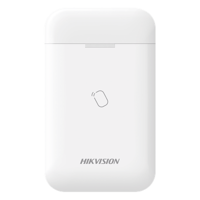 HIKVISION - Lector de Tag Inalámbrico / Armado y Desarmado por Proximidad / 2 Tags Incluidos / Alimentación 3x AA / Compatible AX PRO