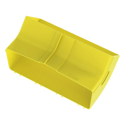 PANDUIT - Bajada Vertical Interior / Ángulo 45º / Canaleta 12x4 pulgadas / Radio de Curvatura 50.8 mm / Color Amarillo / UL Listed