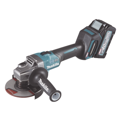 MAKITA - Esmeriladora Angular Inalámbrica / 4-1/2" (115mm) / 40V XGT / 8,500 RPM / Motor BL / Freno Eléctrico / 2.8 kg / 15.6 cm Alto