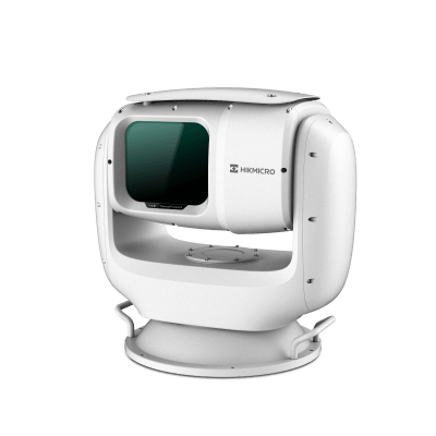 HIKVISION - PTZ Punta de Poste IP Dual / Lente Térmico 100 mm (640 X 512) / Lente Óptico 56X Zoom (4 MP) / 800 mts IR Laser / 24 VCA / IP66