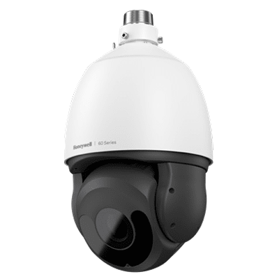 HONEYWELL - Cámara PTZ IR 4MP Ultra Baja Iluminación / 40X Zoom Óptico / WDR 140 dB / Distancia IR 500 m / PoE++ 802.3bt / IP66-IP67-IK10 / Auto Tracking / 360° Rotación Continua