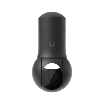 UBIQUITI - Camara UniFi G5 PTZ Resolución 2K (4MPX), Control de Giro e Inclinación, Zoom Óptico 2X, Visión Noctura IR 20 m, Apta para Exterior, PoE+, Color Negro