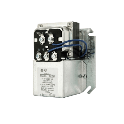 HONEYWELL HOME RESIDEO - Centro de Ventilador / Transformador 38 VA / Control Baja Tensión / Protección Sobrecarga / Montaje Placa