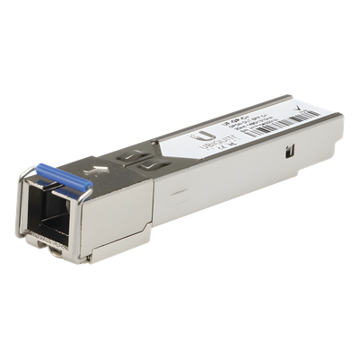 UBIQUITI - Módulo SFP GPON / Clase C+ / Single-Mode SC/UPC / Downstream 2.5 Gbps / Upstream 1.25 Gbps / 20 km / 128 ONU por puerto
