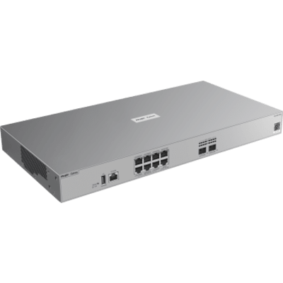 RUIJIE - Router Cloud-Managed / 5 Gbps Throughput / 250,000 Sesiones Concurrentes / 6 Puertos GE + 2 Puertos 2.5G + 2 Puertos 10GE SFP+ / SD-WAN / Anti-DoS/DDoS por Hardware / Gestión Cloud y App Móvil / Línea Cybrey