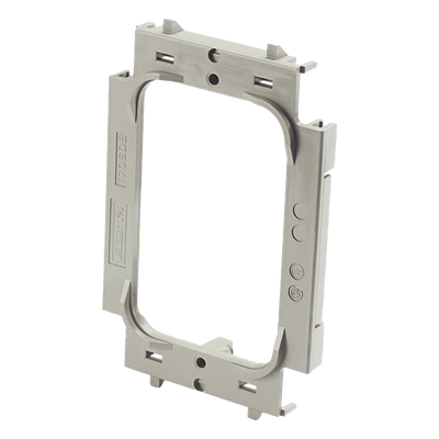 PANDUIT - Adaptador Atornillable para Faceplate / PVC Gris / 2.75 in x 4 in / 0.33 ft / Montaje Atornillado