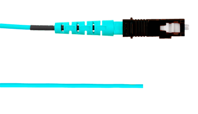 PANDUIT - Pigtail de Fibra Óptica SC Simplex, Multimodo OM3 50/125, 900um, Color Aqua, 2 Metros (6.56 Pies)