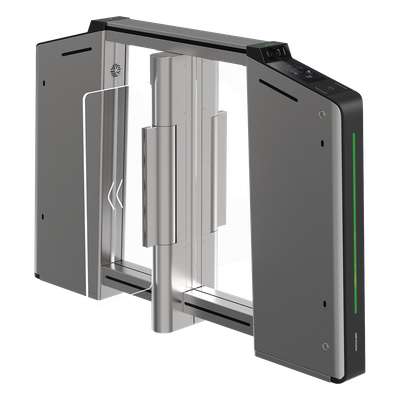 HIKVISION - Torniquete Inteligente Central / Reconocimiento Facial Integrado / Acero Inoxidable SUS304 / Carril 65 cm (2.13 ft) / Terminal Central para Expansión de Carriles