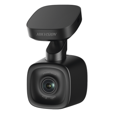 HIKVISION - Cámara Dash Cam para Vehículos / 4 Megapixel 1600p / Gran Angular 130° / Wi-Fi / GPS / G-Sensor / Micro SD 128 GB