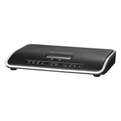 GRANDSTREAM - Conmutador IP-PBX de 4 puertos FXO + 2 FXS, 45 llamadas concurrentes, 500 usuarios y doble puerto Gigabit
