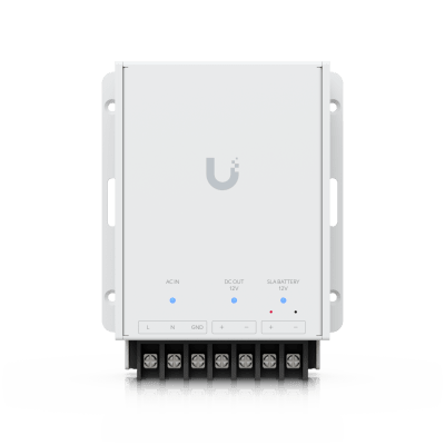 UBIQUITI - Fuente de Alimentación de 12V con Soporte para Batería de Respaldo SLA Opcional, Compatible con UniFi Retrofit Hub