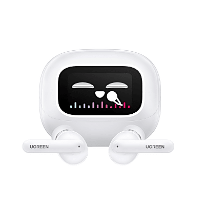 UGREEN - Auriculares Inalámbricos HiTune T6 Magic / Bluetooth 5.4 / Codec LDAC Hi-Res / Autonomía 6 Horas + 30 Horas con Estuche / USB-C / Cancelación de Ruido ENC