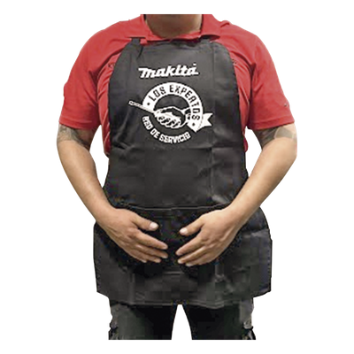 MAKITA - Mandil de Lienzo / Algodón 100% / 0.5 kg / Transpirable / Bolsillo Frontal