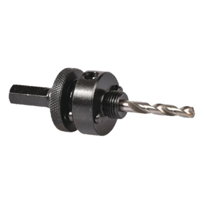 MAKITA - Adaptador de Árbol para Broca Sierra / 1-1/4" a 6" (32 mm a 152 mm) / Zanco Hexagonal 7/16" y 1/2" / Guía de Perforación Centralizada