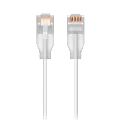 UBIQUITI - Patchcord UniFi Etherlighting? de 2 Metros (6.56 Pies), hasta 10G / Soporta hasta PoE+++ / Conector RJ45 Transparente para Mejores Efectos de Luz con Switches USW PRO MAX