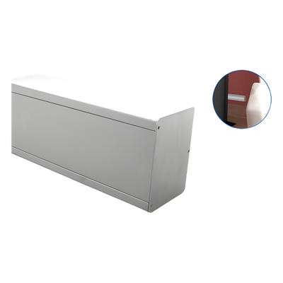 THORSMAN - Tapa final de aluminio / Calibre 18 / -20°C a 120°C / 0.042 kg / 1.65 oz / Compatible con sistemas modulares