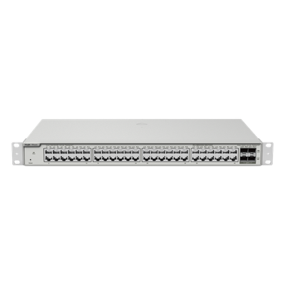 RUIJIE - Switch Administrable Capa 2+ / 48 Puertos Gigabit / 4 SFP+ 10Gb / Conmutación 176 Gb/s / Gestión en la Nube