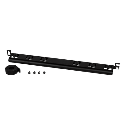 PANDUIT - Barra de Alivio de Tensión / 1U / Rack 19" / 72 Cables / Acero CRS / Color Negro