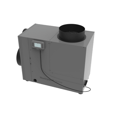 HONEYWELL HOME RESIDEO - Deshumidificador Whole Home / 90 Pints por Día / Filtro MERV 8 14x20 in (35.6x50.8 cm) / Ventilación Integrada / Salida Tri-Direccional / Sensor de Fugas / Certificado ENERGY STAR