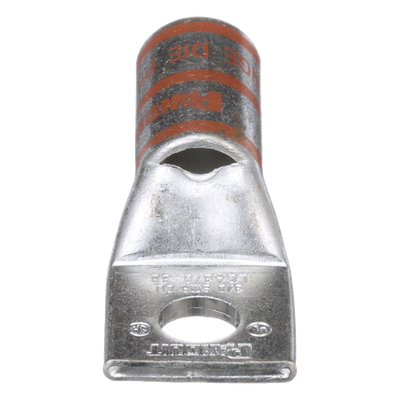 PANDUIT - Zapata de Compresión / Calibre 3/0 AWG / Orificio 3/8" (9.5 mm) / Estañado / Mirilla de Inspección