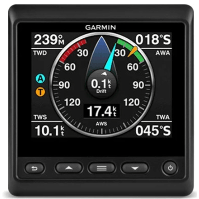 GARMIN - Pantalla Náutica QVGA Color 4" GMI™ 20 / Resolución 320x240 / Montaje Plano o Empotrado / Vidrio Templado / IPX7 / Compatible NMEA 0183 / Autoencendido / Retroiluminación
