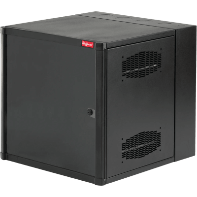 PANDUIT - Gabinete AccessPlus de 19 UR Montaje en Pared de 19in / Doble Bisagra / Puerta Sólida de Acero / 915 mm de Alto x 600 mm de Ancho x 637 mm de Profundidad / Color Negro