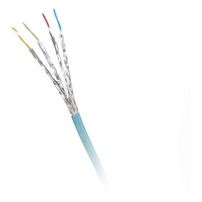 PANDUIT - Bobina de Cable Blindado S/FTP / Cat 6A / Multifilar 24 AWG / Resistente Aceite-UV-Abrasión / PUR Ignífugo / 500 m (1640 pies)