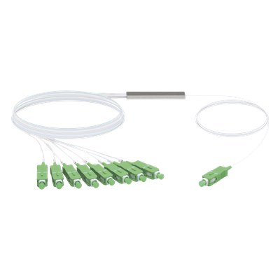 UBIQUITI - Divisor Óptico PLC / 1 x 8 / SC/APC / GPON FTTH / 1260-1650 nm / 20 km