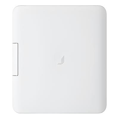 UBIQUITI - Caja Terminal de Fibra Óptica para Exterior / IPX5 / Montaje en Poste Ø35-60 mm (1.38-2.36') / Policarbonato UV / 249×218×60 mm (9.8×8.6×2.4')