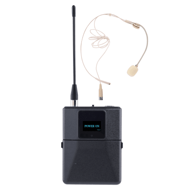 EPCOM PROAUDIO - Headset Microfono Digital Inalámbrico EP-59S / Banda U 540-690 MHz / Tecnología Digital pi/4-DQPSK / Transmisión Estable Antinterferencias / Autonomía 10 Horas / Display OLED / Potencia Ajustable hasta 10 dBm