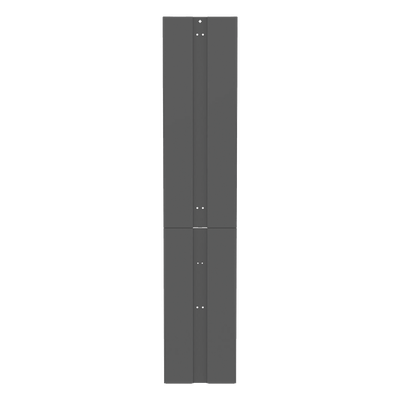PANDUIT - Tapa Final para Organizador Vertical / 45 UR / 19'' / Profundidad 16.3'' a 26.8'' / Acero / Negro
