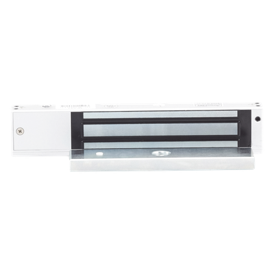 ACCESSPRO - Chapa Magnética Electromagnética / 280 kg (600 lbs) / Temporizador 0-9 s / Voltaje Dual 12/24 VDC / Sensor de Puerta NO/NC / LED Indicador