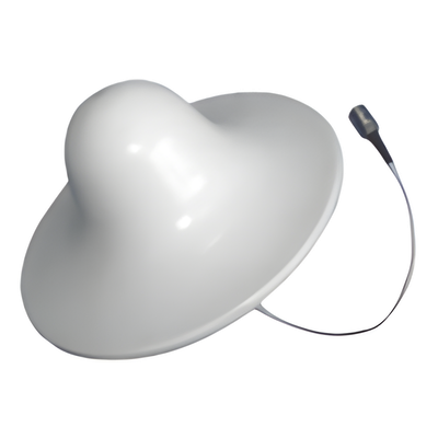 EPCOM - Antena Domo Omnidireccional / Dual Banda 800-960 MHz y 1710-2500 MHz / Ganancia 3 dBi / 5 dBi / Cobertura 360° / IP Resistente