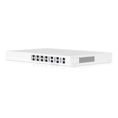 UBIQUITI - OLT de Fibra / 8 Puertos XGS/XG/GPON / 10 Gbps Full-Duplex / 4 Uplinks SFP28 25G / 2,048 Suscriptores / Rack 1U