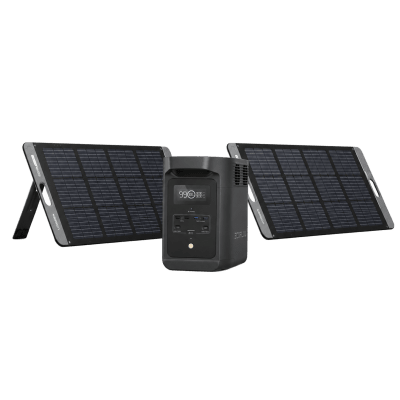 UGREEN - KIT DE ENERGÍA PORTÁTIL ECOFLOW E980 Y PANEL SOLAR 200W