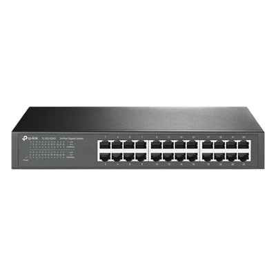 TP-LINK - Switch Gigabit no administrable / 24 puertos 10/100/1000 Mbps / 35.7 Mpps / Escritorio o rack